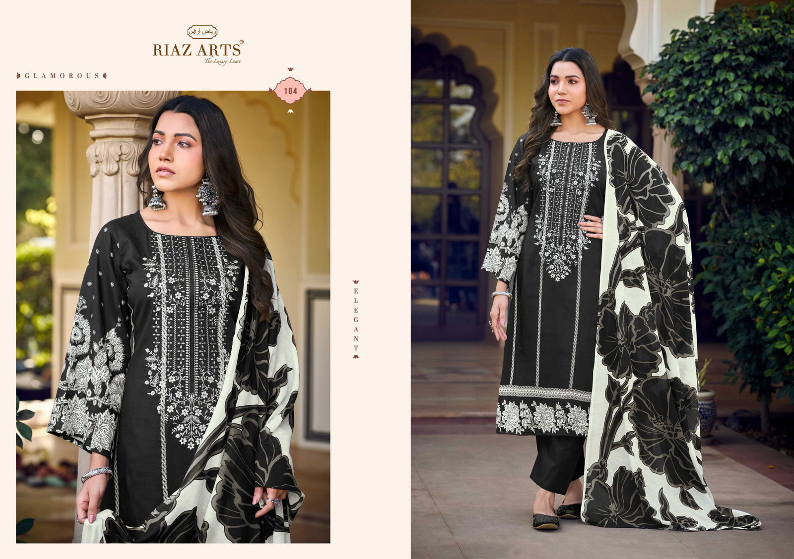 Musafir Vol 22 By Riaz Arts Lawn Digital Printed Dress Material Orders In India